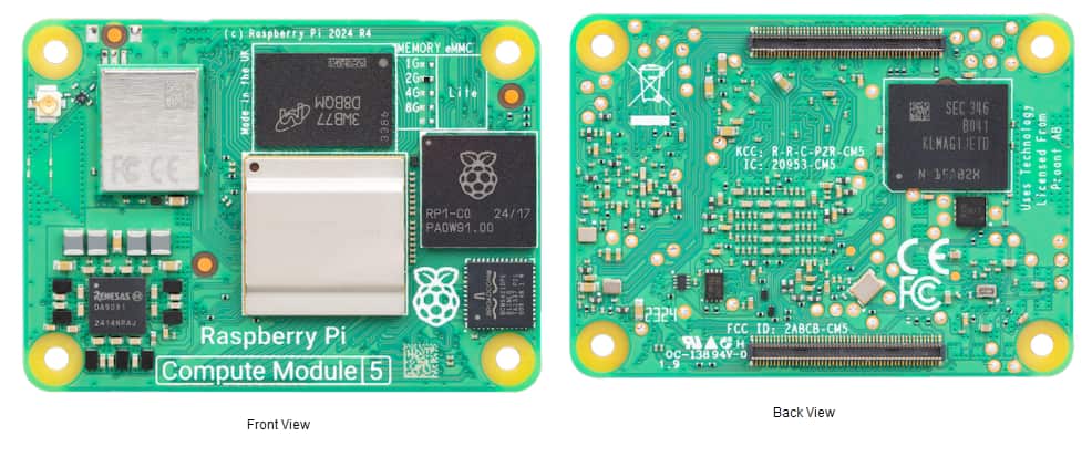 Raspberry Pi Compute Module 5 CM5108000